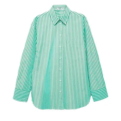 Sprwmn Pull On Pants in white eyelet on model