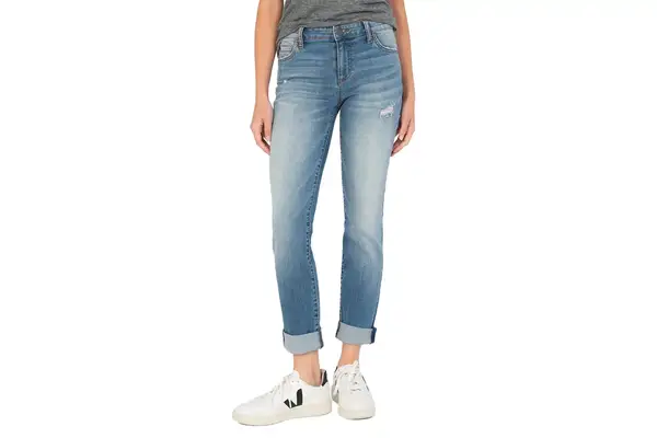 Kut from the Kloth Catherine Mid Rise Boyfriend Jeans