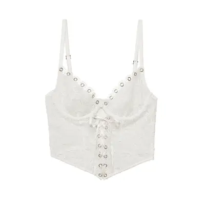 Good American Good Icon Faux Leather Pants in black on model styled with black bodysuit