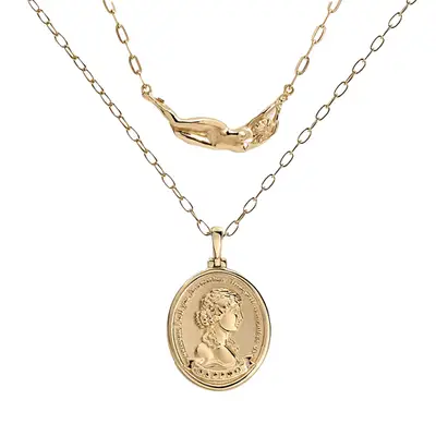 Good American Tube Maxi Skirt in black on model