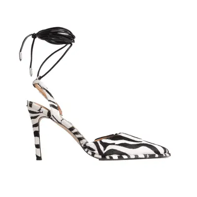Arch NYC A-Line Lace Up shoes in zebra print