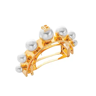 Balmain Hair Limited Edition Pearl Hair Clip in gold