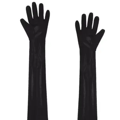 Norma Kamali Long Gloves in black