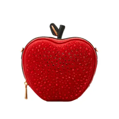 Kate Spade Big Apple Embellished 3D Crossbody in red