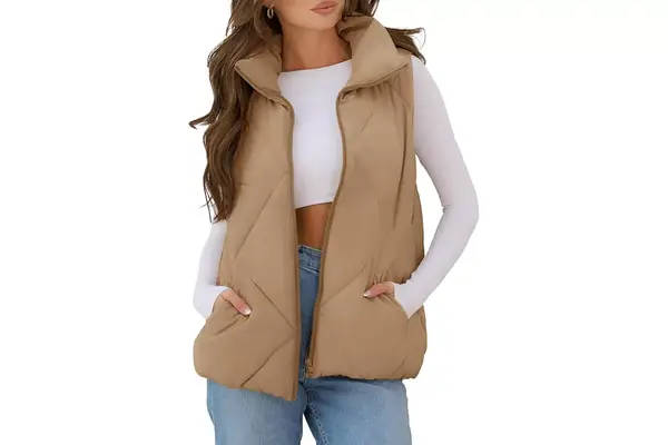 Merokeety Quilted Puffer Vest