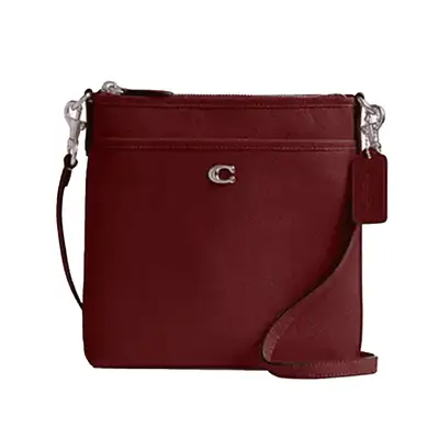 Coach Kitt Messenger Crossbody Bag in dark ruby