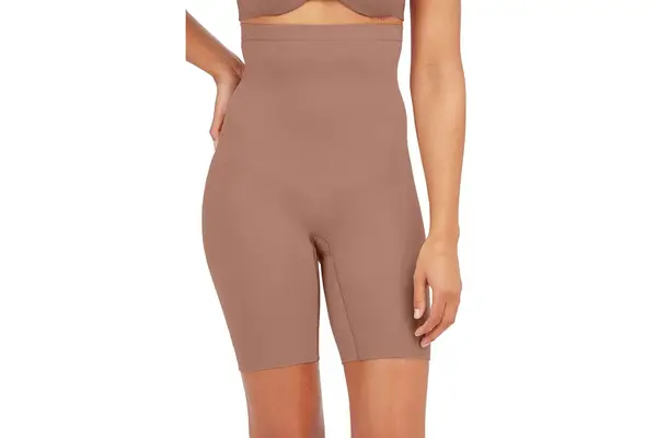 Spanx Higher Power Shorts in Cafe Au Lait