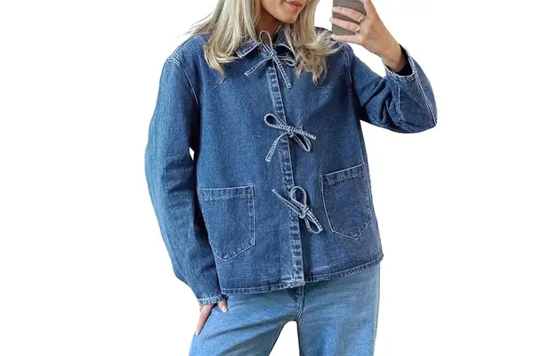 Amazon PLNOTME Womens Jean Jacket