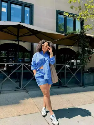 Free-Est Onda Drop Waist Tube Mini in bright lime green on model