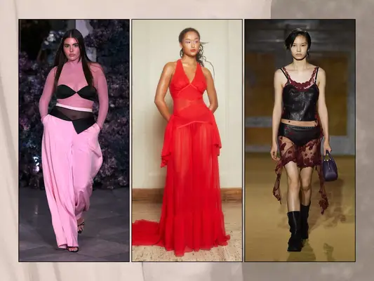 Models from the Christian Siriano, Dauphinette, and Coach shows at New York Fashion Week Spring 2024