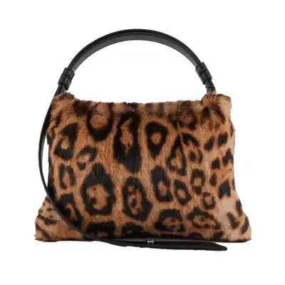 SimonMiller Furry Mini Puffin in leopard