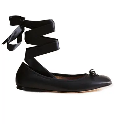 Brother Vellies Lali Ballet Flat in midnight black