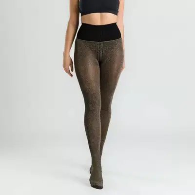 Gold Sparkle Classic Super Sheer Tights ($79)