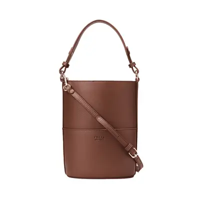Freja New York Bucket Bag in pecan brown