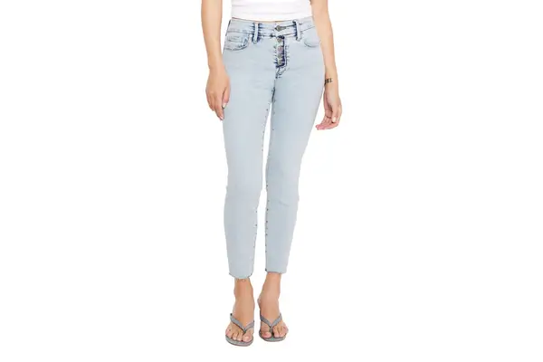 Good American Good Petite Light Compression Skinny Jeans