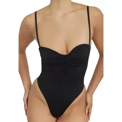 model wearing a Riot Swimwear suit