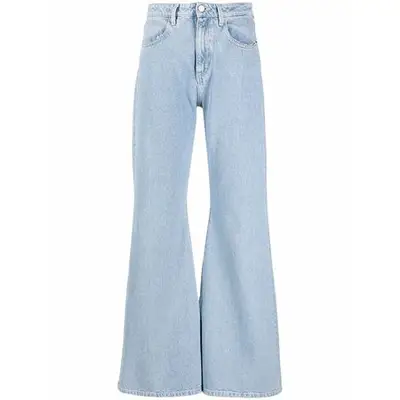 High-Rise Flared-Leg Jeans
