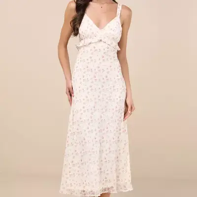 Larroude Angelina Sandal in white satin