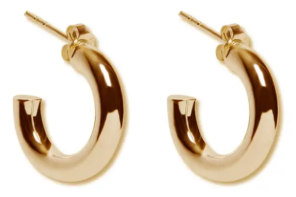 Nordstrom Argento Vivo Sterling Silver Mini Tube Hoop Earrings