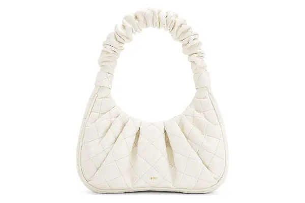 Nordstrom JW PEI Gabbi Rhombus Ruched Quilted Faux Leather Handbag