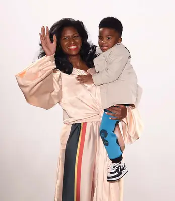 Felicia Noel during NYFW in 2020.