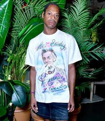 Telfar Clemens at the Luar anniversary dinner in 2022