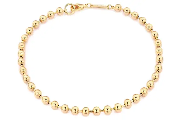 MEVECCO Gold Beaded Bracelet
