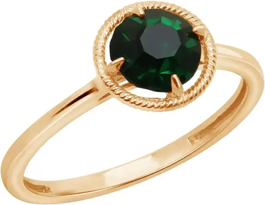 Amazon Collection Round-Cut Birthstone Ring