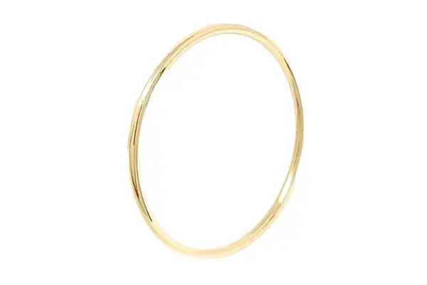 aubare Solid 14k Gold Thin Stacking Ring
