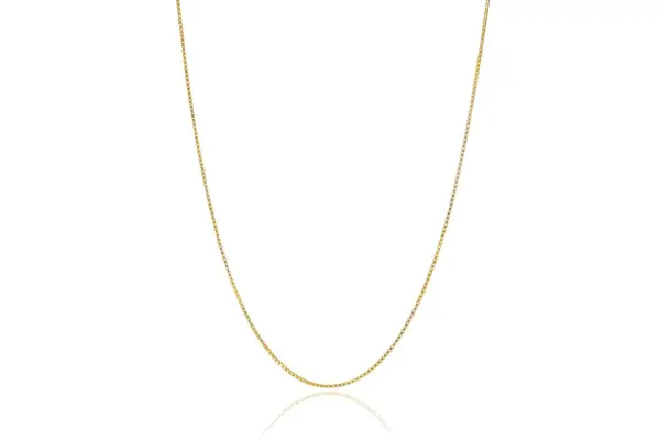 Bling For Your Buck 18K Gold Over Sterling Silver .8mm Thin Italian Box Chain