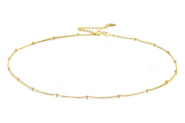 Milacolato 925 Sterling Silver Satellite Necklace