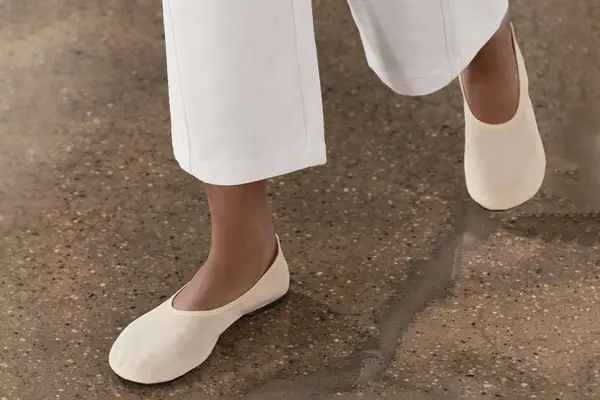 Zara MESH BALLET FLATS