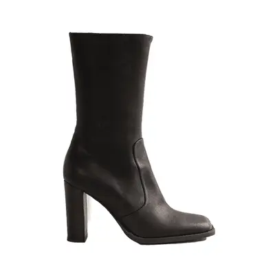 Brother Vellies Lauryn Boot in midnight black leather