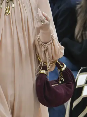 Emi Jay Rosette Scrunchie in violet