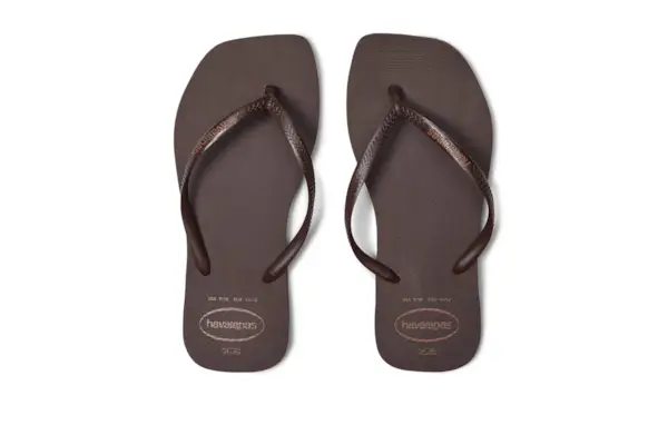 Chanclas desplegables delgadas con logo