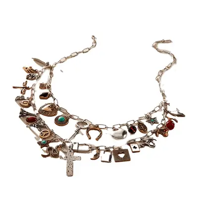 pair of silver flower earrings