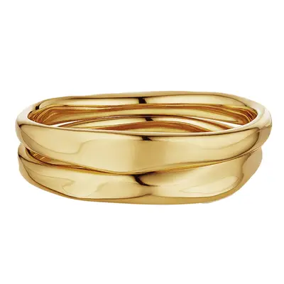 gold and diamond chunky ear cuff