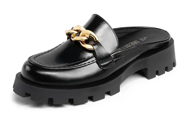 DREAM PAIRS Mules for Women Slip On Shoes Platform Thick 