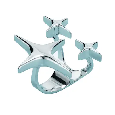 StudioCult Razzle Dazzle Ring in silver sparkle design
