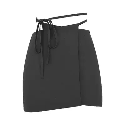 Altar Rowan Wrap Knit Top in clay pink on model styled with black jeans