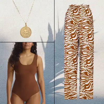 Ganni Cropped Puff-Sleeve Blouse in black