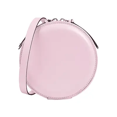 Ganni Cross-Body Bag in pastel pink leather