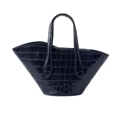 Little Liffner Open Tulip Micro Tote in navy