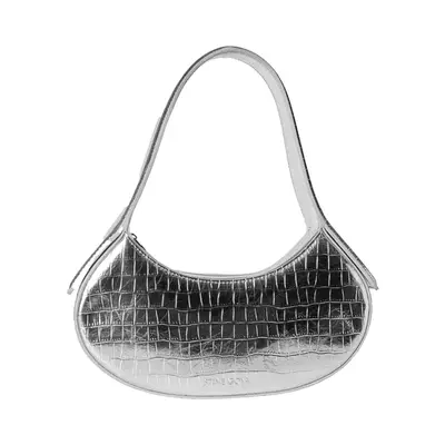 Stine Goya Irvin Bag in silver croc