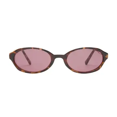 Le Specs Lunita sunglasses in tort with tinted smoky brown lenses