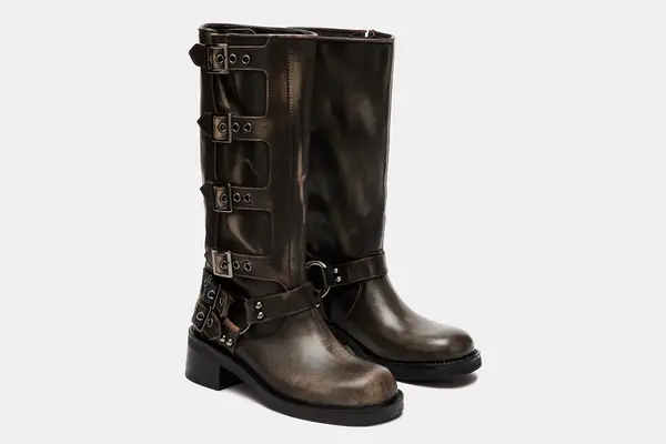 Steve Madden Rocky Brown Distressed Boots