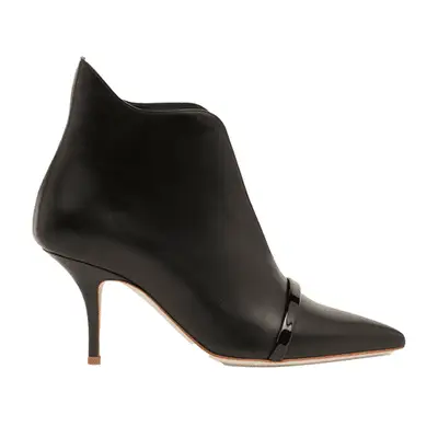 Malone Souliers Cora 70 black leather pointed boot