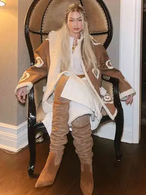 Matisse Addison Pointed Toe Western Boot in white snakeskin