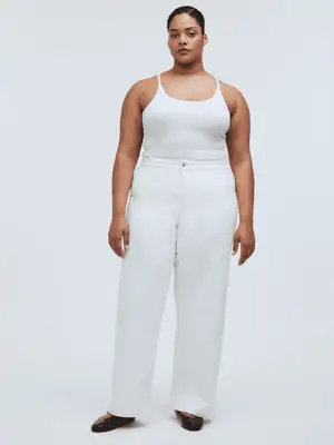 Majorelle Carmen Maxi Skirt in white on model