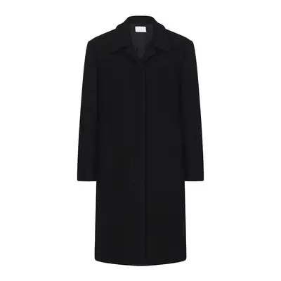 The Row Anton Coat in black wool